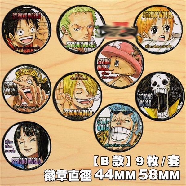 9pcs cartoon comics cosplay one piece accessories monkey d. luffy badge brooch collectible pin for backpack bags collection, Gray
9pcs cartoon comics cosplay one piece accessories monkey d. luffy badge brooch collectible pin for backpack bags collection, Gray