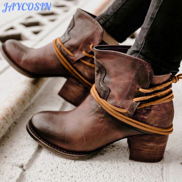 jaycosin boots 2019 women shoes high lace-up pu leather boots for women casual slip-on flat shoes zapatos de mujer, Black
jaycosin boots 2019 women shoes high lace-up pu leather boots for women casual slip-on flat shoes zapatos de mujer, Black