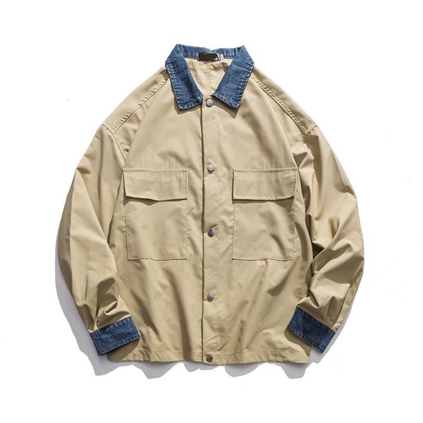 net red jacket male vibrato tide brand wild tide cotton flax ins port wind korean thin casual frock jacket, Black;brown
net red jacket male vibrato tide brand wild tide cotton flax ins port wind korean thin casual frock jacket, Black;brown