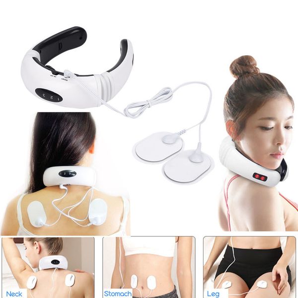 electric pulse neck massager cervical vertebra impulse massage physiotherapeutic acupuncture magnetic therapy relief pain tool
electric pulse neck massager cervical vertebra impulse massage physiotherapeutic acupuncture magnetic therapy relief pain tool