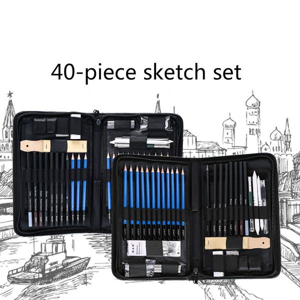 40 piece painting set / sketch set pencil kit / art stationery art supplies/ painting supplies
40 piece painting set / sketch set pencil kit / art stationery art supplies/ painting supplies