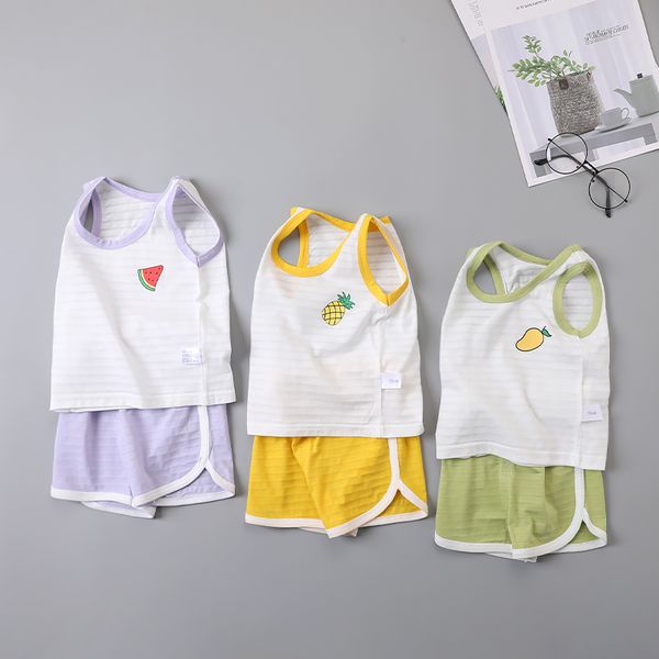 6-36 months 100% cotton clothing set fruits print sleeveless t-shirt short sleeve vest+ short bodysuit 2pcs set toddler outfit, White
6-36 months 100% cotton clothing set fruits print sleeveless t-shirt short sleeve vest+ short bodysuit 2pcs set toddler outfit, White