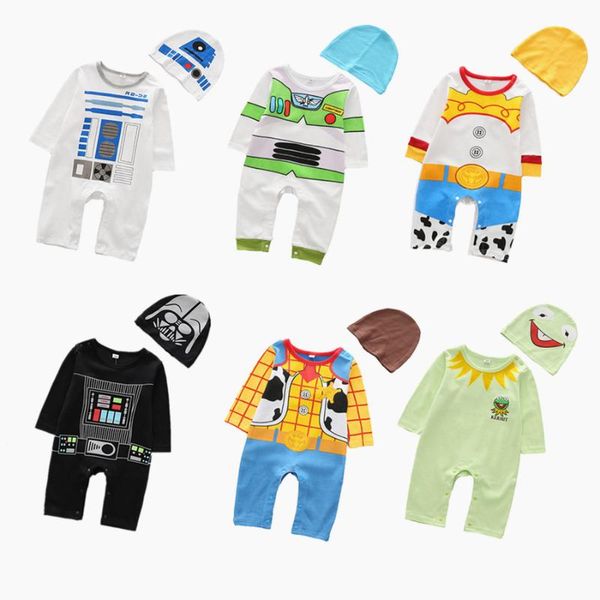 long sleeve boy clothes cotton romper set with hat 2 pieces cartoon long jumpsuits for newborns toddlers boys, Blue
long sleeve boy clothes cotton romper set with hat 2 pieces cartoon long jumpsuits for newborns toddlers boys, Blue