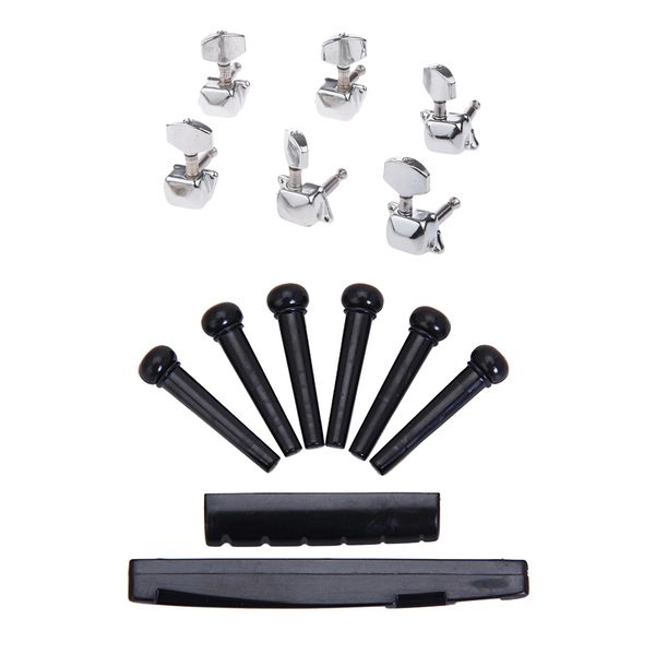 practical 3r 3l semiclosed guitar tuning pegs keys with nut & saddle & bridge pins string instrument accessories
practical 3r 3l semiclosed guitar tuning pegs keys with nut & saddle & bridge pins string instrument accessories