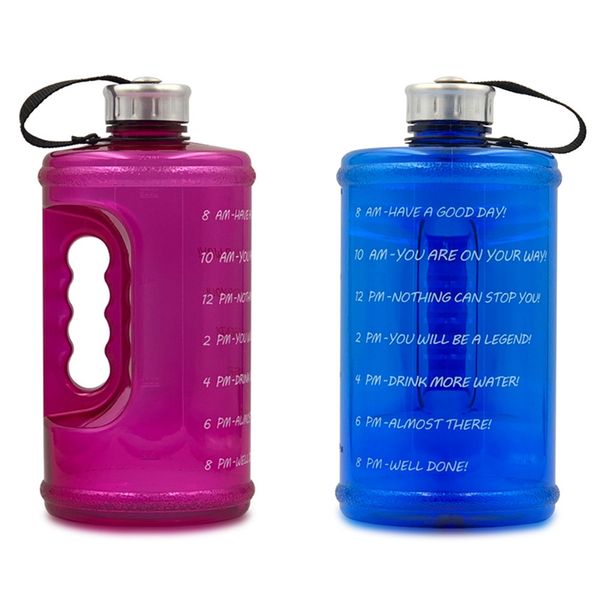 2pcs 2.2l large capacity sports bottle sports bottle camping picnic portable water - blue & purple
2pcs 2.2l large capacity sports bottle sports bottle camping picnic portable water - blue & purple