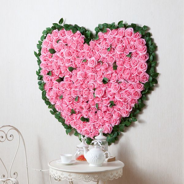 hvayi artificial heart-shaped rose garland diy home decor valentine's day gift flower row wedding arch decoration bride bouquet
hvayi artificial heart-shaped rose garland diy home decor valentine's day gift flower row wedding arch decoration bride bouquet