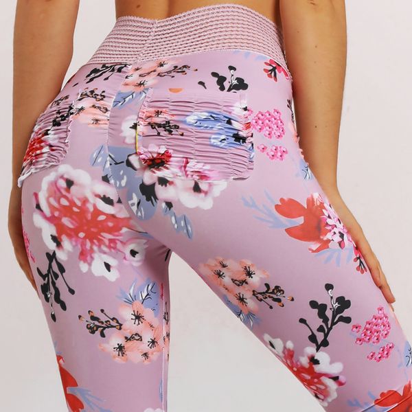 new flower printed women sport leggings high waist push up yoga pants woman gym fitness running tights running pocket leggings, White;red
new flower printed women sport leggings high waist push up yoga pants woman gym fitness running tights running pocket leggings, White;red