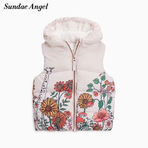 sundae angel girls winter vest with hood thicken polar fleece print flowers pocket design outerwear coats kids girl waistcoat, Blue
sundae angel girls winter vest with hood thicken polar fleece print flowers pocket design outerwear coats kids girl waistcoat, Blue