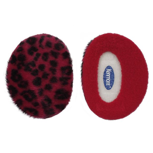 

kenmont winter women men red color earmuffs leopard faux fur earbags ear warmer gifts size s 3928, Blue;gray