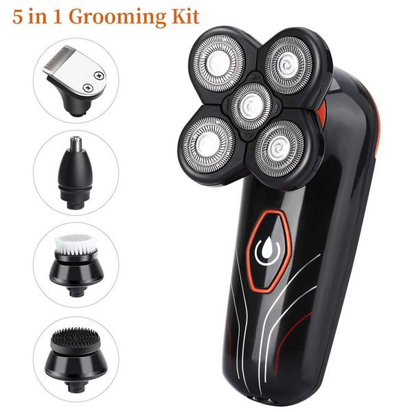 head shaver for bald men, 5-in-1 electric razor hair nose trimmer grooming kit, electric shavers for men, cordless wet/dry usb rotary shaver
head shaver for bald men, 5-in-1 electric razor hair nose trimmer grooming kit, electric shavers for men, cordless wet/dry usb rotary shaver