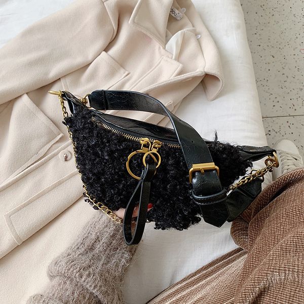 winter plush chain chest bag for women waist pack shoulder crossbody bags tote bags fpr women clutches purse 2020 lady handbags
winter plush chain chest bag for women waist pack shoulder crossbody bags tote bags fpr women clutches purse 2020 lady handbags