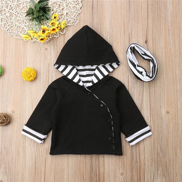 0-24m newborn baby winter clothing toddler kids boys girls fashion striped hooded hoodie cute sweatshirt outfits, Black
0-24m newborn baby winter clothing toddler kids boys girls fashion striped hooded hoodie cute sweatshirt outfits, Black
