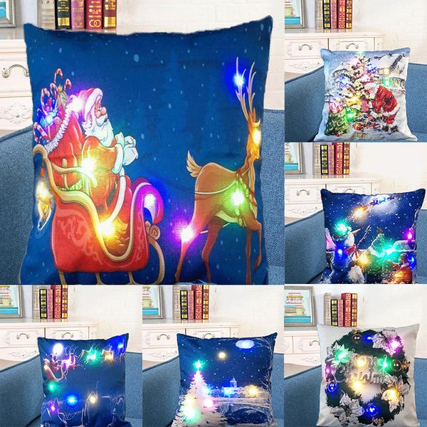 led light luminous pillow case linen pillow covers cushion cover christmas xmas pillowcase home sofa car decor dhl wx9-1506
led light luminous pillow case linen pillow covers cushion cover christmas xmas pillowcase home sofa car decor dhl wx9-1506