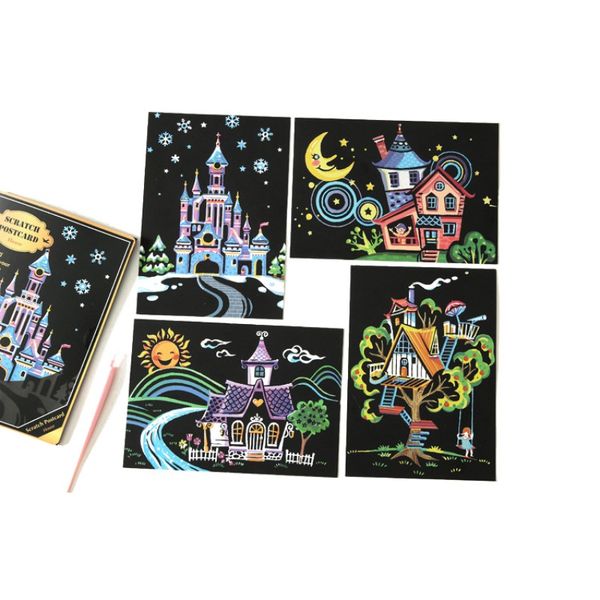 art painting paper scratch kits magic scratch off painting with drawing stick for kids home hanging decoration paint by number
art painting paper scratch kits magic scratch off painting with drawing stick for kids home hanging decoration paint by number