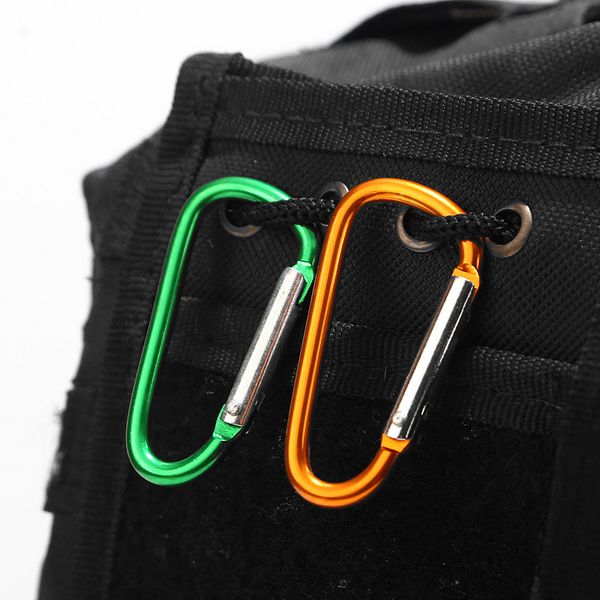 100pcs aluminum snap carabiner d-ring key chain clip keychain hiking camp mountaineering buckle hook climbing travel accessories
100pcs aluminum snap carabiner d-ring key chain clip keychain hiking camp mountaineering buckle hook climbing travel accessories