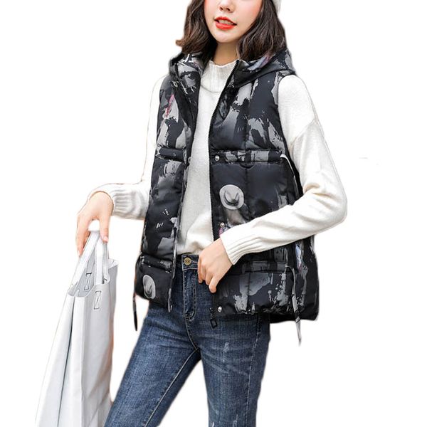 new arrival autumn winter women velvet vest waistcoat 2019 fashion slim sleeveless jackets female hooded outwear coats colete, Black;white
new arrival autumn winter women velvet vest waistcoat 2019 fashion slim sleeveless jackets female hooded outwear coats colete, Black;white