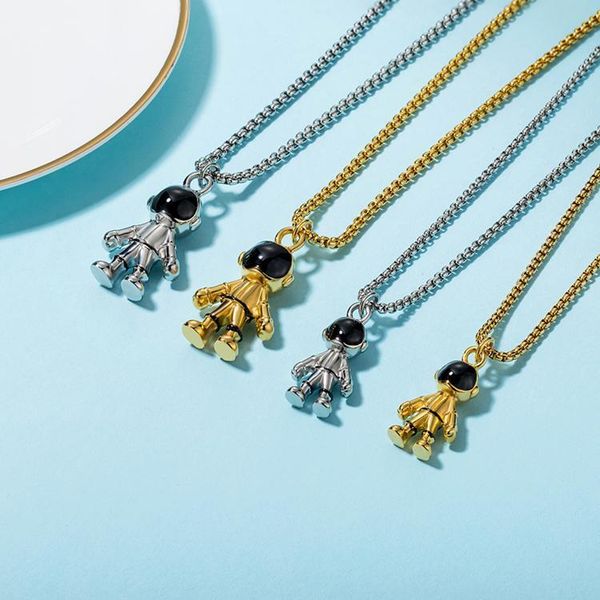 europe and the united states hip hop style astronaut titanium steel pendant couple necklace walking planet charm jewelry wholesale, Silver
europe and the united states hip hop style astronaut titanium steel pendant couple necklace walking planet charm jewelry wholesale, Silver