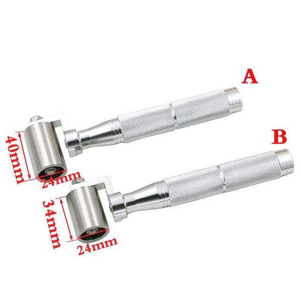 34mm / 40mm stainless steel flat pressure roller wallpaper apply hand tool w/ bimetallic bearing for children
34mm / 40mm stainless steel flat pressure roller wallpaper apply hand tool w/ bimetallic bearing for children