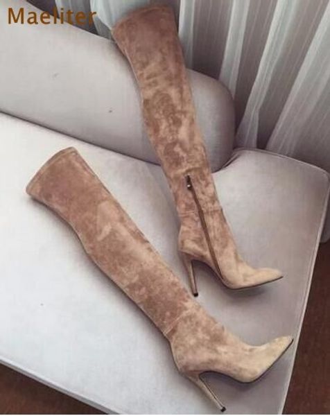 горячие продавать long boots real photo абрикос черной розовой замша острый нос над коленом boots thin slim fit сапоги шпильки t200111, Black
горячие продавать long boots real photo абрикос черной розовой замша острый нос над коленом boots thin slim fit сапоги шпильки t200111, Black