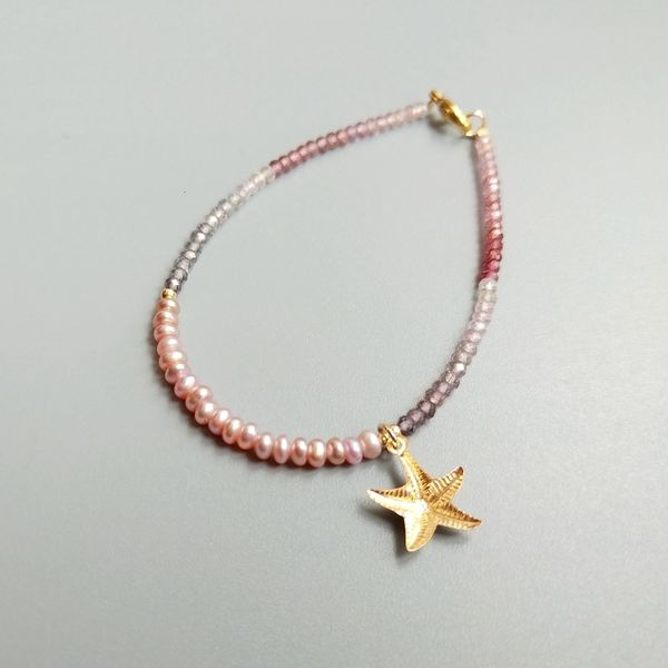 liiji unique multi red spinels sparkling bracelet genuine real stone goldfilled star charm delicate bracelet for women, Black
liiji unique multi red spinels sparkling bracelet genuine real stone goldfilled star charm delicate bracelet for women, Black