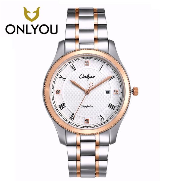 onlyou stainless steel pocket watch men's watches rose golden woman 3bar waterproof date display wristwatch 6939, Slivery;brown
onlyou stainless steel pocket watch men's watches rose golden woman 3bar waterproof date display wristwatch 6939, Slivery;brown