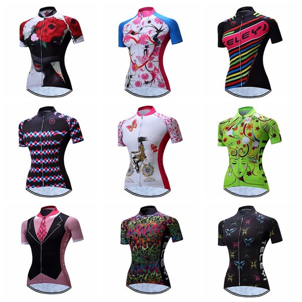 teleyi women's cycling jersey cycling clothing bike jersey shirt lady bicycle team ropa ciclismo mtb female maillot clothes, Black;red
teleyi women's cycling jersey cycling clothing bike jersey shirt lady bicycle team ropa ciclismo mtb female maillot clothes, Black;red