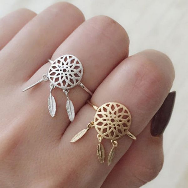 ring fashion opening retro mesh hollow leaves fringed bohemian ethnic style personality jewelry adjustable ring for women, Golden;silver
ring fashion opening retro mesh hollow leaves fringed bohemian ethnic style personality jewelry adjustable ring for women, Golden;silver