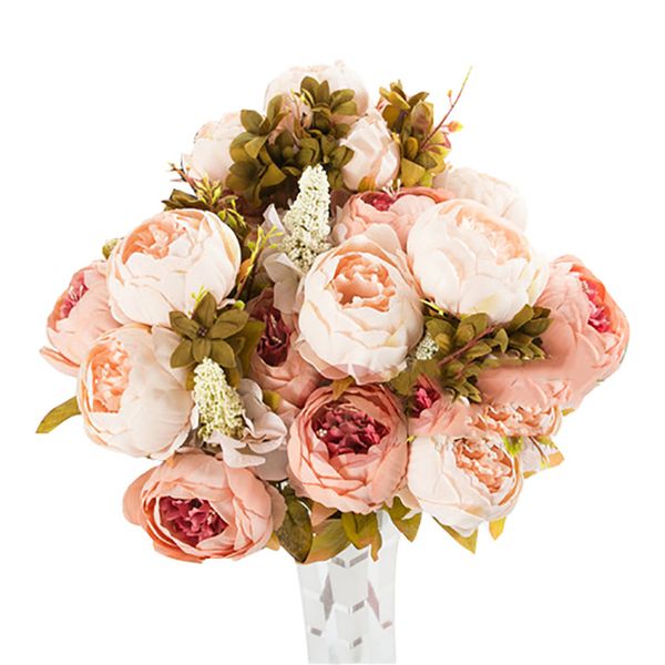 13 heads european style fake artificial peony silk decorative party flowers for home l wedding office garden decor
13 heads european style fake artificial peony silk decorative party flowers for home l wedding office garden decor