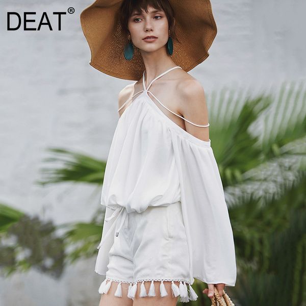 deat women white off shoulder pleated short blouse new hater long sleeve loose fit shirt fashion tide spring autumn 2020 jy381
deat women white off shoulder pleated short blouse new hater long sleeve loose fit shirt fashion tide spring autumn 2020 jy381