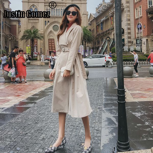new long loose knee thin coat trench new spring outerwear clothes for lady warm turndown collar tide women trench coats 2019, Tan;black
new long loose knee thin coat trench new spring outerwear clothes for lady warm turndown collar tide women trench coats 2019, Tan;black