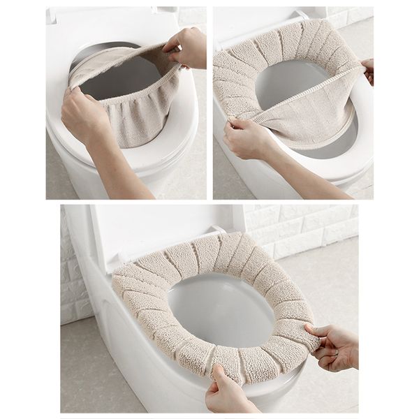 Home Decorative Bathroom Accessories Winter Warmer Comfortable Washable Bathroom Toilet Seat Filling Soft Warmer Mat Cover Pad
Home Decorative Bathroom Accessories Winter Warmer Comfortable Washable Bathroom Toilet Seat Filling Soft Warmer Mat Cover Pad