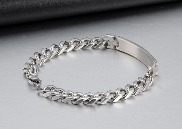 men women monogram bracelet stainless steel name bracelet customize letters bracelet silver color special birthday gift, Black
men women monogram bracelet stainless steel name bracelet customize letters bracelet silver color special birthday gift, Black