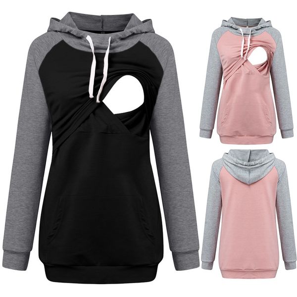 maternity nursing long sleevs coton nursing winter breastfeeding polyester hoodie nursing casual sweatshirt y1023, White
maternity nursing long sleevs coton nursing winter breastfeeding polyester hoodie nursing casual sweatshirt y1023, White