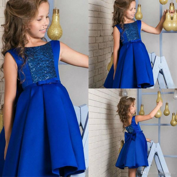 latest blue flower girl dresses 2019 jewel knee length satin sequined bow sash girls pageant dress kids formal wear, White;blue
latest blue flower girl dresses 2019 jewel knee length satin sequined bow sash girls pageant dress kids formal wear, White;blue