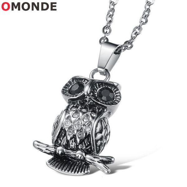 vintage personality titanium steel minerva owl necklaces & pendants black stone eye for men women fashion animal bird jewelry, Silver
vintage personality titanium steel minerva owl necklaces & pendants black stone eye for men women fashion animal bird jewelry, Silver