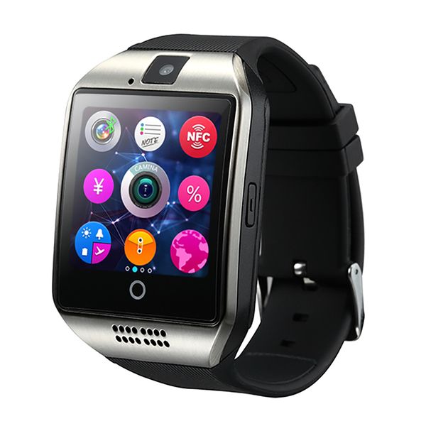 anti-lost bluetooth smart watch men q18 with touch screen big battery support tf sim card camera for android phone smartwatch, Slivery;brown
anti-lost bluetooth smart watch men q18 with touch screen big battery support tf sim card camera for android phone smartwatch, Slivery;brown