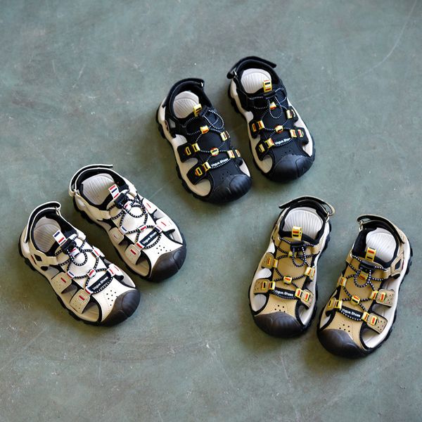 2020 new boys baotou beach shoes summer new children shoes non-slip soft bottom big children sandal, Black;red
2020 new boys baotou beach shoes summer new children shoes non-slip soft bottom big children sandal, Black;red
