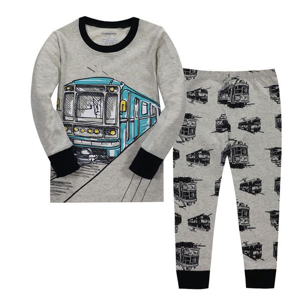 new children long sleeve sleepwear kids pajamas sets boys cartoon train print pyjamas 100% cotton boys pijamas for 2-7y, Blue;red
new children long sleeve sleepwear kids pajamas sets boys cartoon train print pyjamas 100% cotton boys pijamas for 2-7y, Blue;red