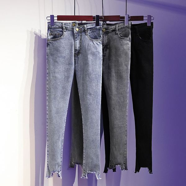 spring autumn new women ripped zipper high waist stretch slim denim feet pants femalethin skinny pencil jeans trousers a114, Blue
spring autumn new women ripped zipper high waist stretch slim denim feet pants femalethin skinny pencil jeans trousers a114, Blue