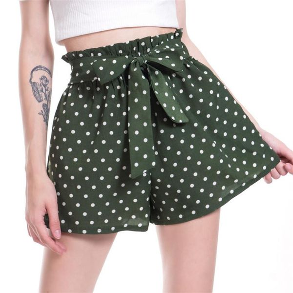 women's shorts spring and summer short pants with wave points tight belts, fashionable loose waist, ladies'all-round, White;black
women's shorts spring and summer short pants with wave points tight belts, fashionable loose waist, ladies'all-round, White;black