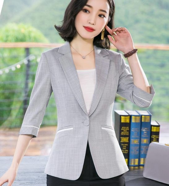 2019 summer stripe short sleeve suit ma'am fashion loose suit temperament woman white collar business solid female coat, White;black
2019 summer stripe short sleeve suit ma'am fashion loose suit temperament woman white collar business solid female coat, White;black
