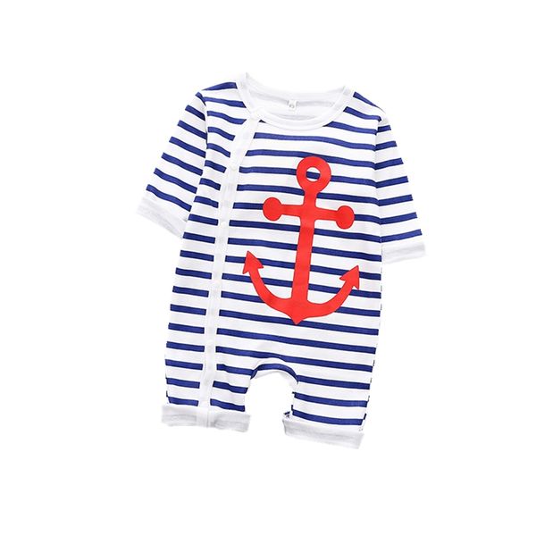 summer baby clothes one-piece striped sailor shortalls cotton front open cotton baby boy rompers costume navy wind outfits, Blue
summer baby clothes one-piece striped sailor shortalls cotton front open cotton baby boy rompers costume navy wind outfits, Blue