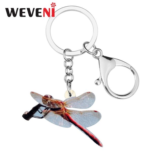 weveni statement acrylic dragonfly key chains keychains ring insect animal jewelry for women girls bag car charms gift wholesale, Silver
weveni statement acrylic dragonfly key chains keychains ring insect animal jewelry for women girls bag car charms gift wholesale, Silver