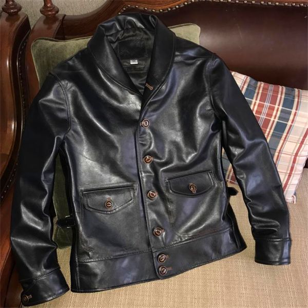 read description asian size men's genuine leather jacket motorcycle slim vintage leather cossack jacket, Black
read description asian size men's genuine leather jacket motorcycle slim vintage leather cossack jacket, Black
