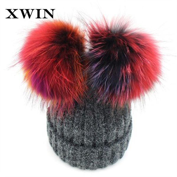 xwin high qauality real fur pom pom hat winter warm knitted beanie double two real raccoon fur pompom hat for women
xwin high qauality real fur pom pom hat winter warm knitted beanie double two real raccoon fur pompom hat for women