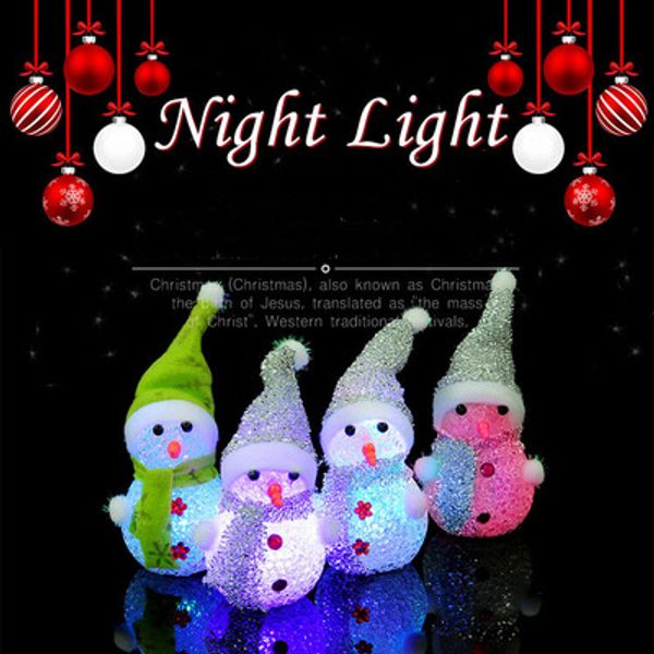 dhl snowman night light christmas light decoration mini color changing light party festival decor gift present
dhl snowman night light christmas light decoration mini color changing light party festival decor gift present