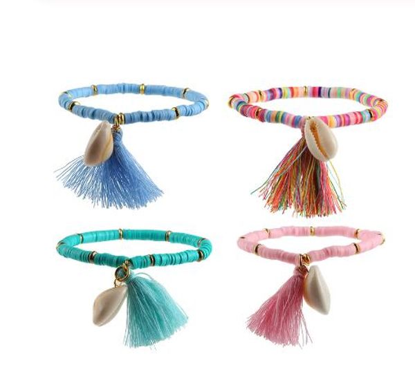 sell colorful tassel and shell charms rubber beaded bracelet femme handmade boho bracelet for women diy making jewelry gift gb1152, Golden;silver
sell colorful tassel and shell charms rubber beaded bracelet femme handmade boho bracelet for women diy making jewelry gift gb1152, Golden;silver