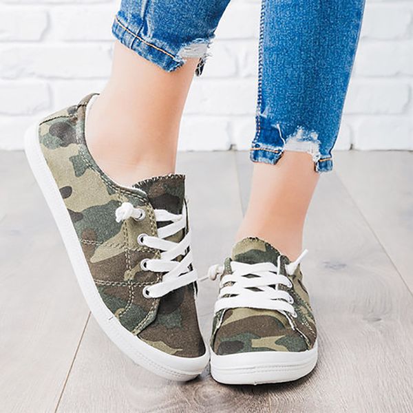 classic sneakers women casual canvas shoesfashion womens beach flats camouflage lace-up casual shoes sport single shoes, Black
classic sneakers women casual canvas shoesfashion womens beach flats camouflage lace-up casual shoes sport single shoes, Black