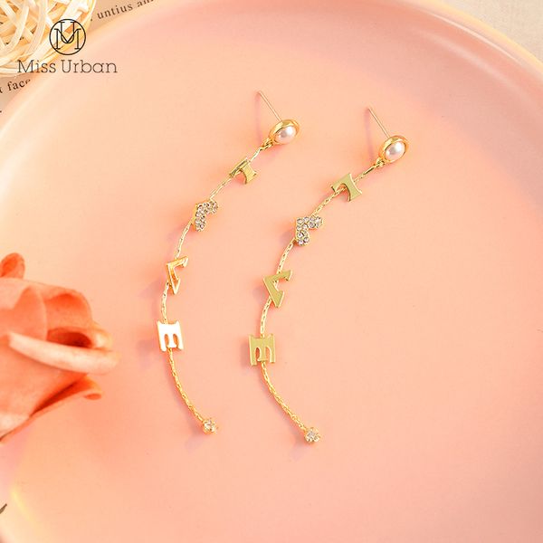 romantic cute korean long zircon love drop earrings for women fashion resin pearl earring charming date gift jewelry accessory, Silver
romantic cute korean long zircon love drop earrings for women fashion resin pearl earring charming date gift jewelry accessory, Silver