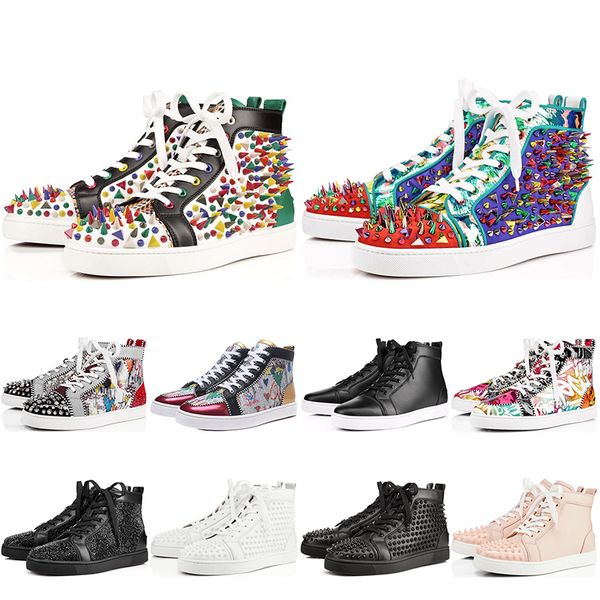 fashion luxury designer studded spikes flats red bottoms shoes mens womens party lovers genuine leather sneakers casual shoes
fashion luxury designer studded spikes flats red bottoms shoes mens womens party lovers genuine leather sneakers casual shoes
